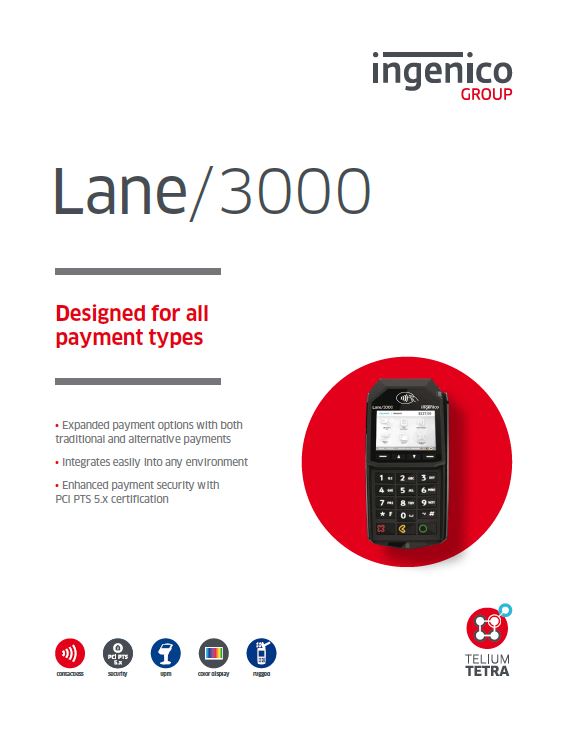 Ingenico Lane 3000 Power Supply informacionpublica.svet.gob.gt